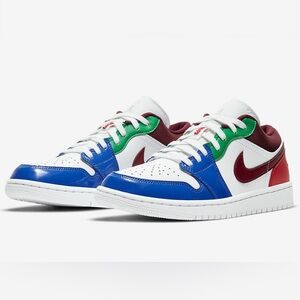 Jordan 1 Low - MultiColor, Size 7.5, Barely Worn